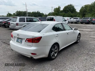 2010 Lexus IS 250 with VIN JTHBF5C21A5109541, listed as a Copart auction lot 60734025 with 243,289 mi miles and Clean title. Bid and sale history available at DreamBid. Image 4.
