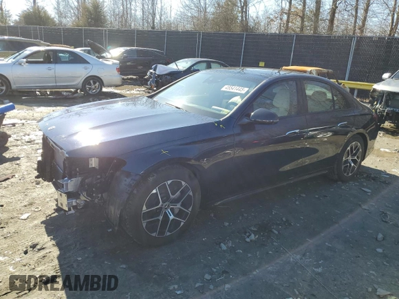 2025 Mercedes-Benz E 350 with VIN W1KLF4HB2SA108180, listed as a Copart auction lot 45541445 with Not Provided miles and Salvage Title. Bid and sale history available at DreamBid. Image 1.