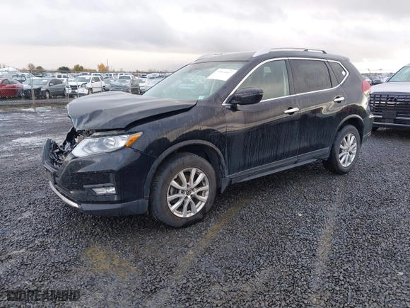 2019 Nissan Rogue SV with VIN 5N1AT2MV6KC823476, listed as a IAAI auction lot 40814617 with 94,667 mi miles. Bid and sale history available at carsss.com. Image 17.