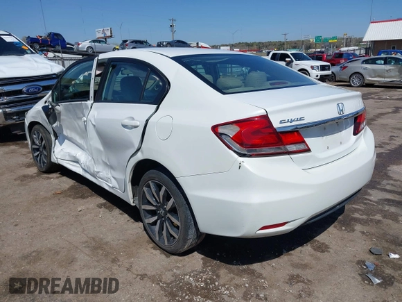 2015 Honda Civic EX-L with VIN 19XFB2F97FE041196, listed as a IAAI auction lot 41951880 with 95,797 mi miles and . Bid and sale history available at DreamBid. Image 3.