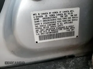 2006 Honda Pilot EX-L with VIN 2HKYF18706H556555, listed as a Copart auction lot 42933585 with 132,080 mi miles and Salvage Title. Bid and sale history available at DreamBid. Image 12.