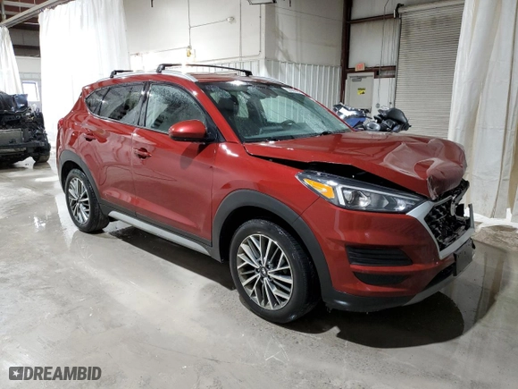 2020 Hyundai Tucson SEL with VIN KM8J3CAL7LU086146, listed as a Copart auction lot 52066105 with 121,334 mi miles and Salvage Title. Bid and sale history available at carsss.com. Image 4.