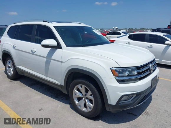 2018 Volkswagen Atlas SEL with VIN 1V2ER2CA8JC523356, listed as a IAAI auction lot 42519862 with 101,374 mi miles and . Bid and sale history available at DreamBid. Image 1.