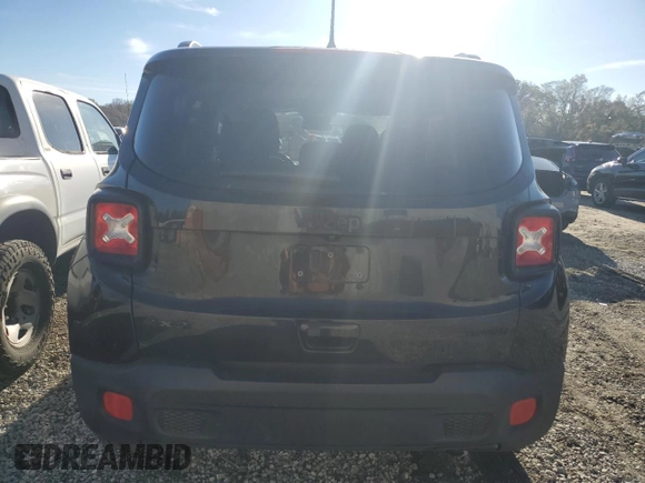 2018 Jeep Renegade Altitude with VIN ZACCJBBB5JPG75357, listed as a Copart auction lot 80260204 with 70,377 mi miles and Salvage title. Bid and sale history available at DreamBid. Image 6.