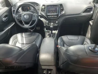 2019 Jeep Cherokee Overland with VIN 1C4PJMJN3KD123879, listed as a Copart auction lot 57650905 with 77,962 mi miles and Salvage title. Bid and sale history available at DreamBid. Image 8.