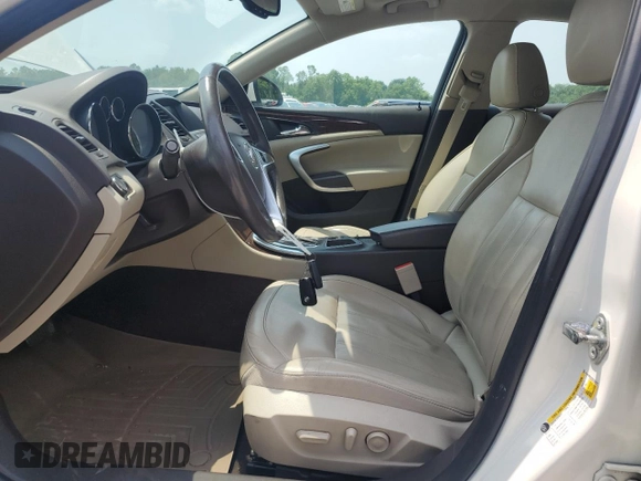 2013 Buick Regal Turbo Premium 1 с VIN 2G4GS5EV2D9182494, выставлен на аукционе Copart как лот 60567205 с пробегом 86 402 миль миль и Списание • Salvage title. История ставок и продаж доступна на DreamBid. Изображение 7.