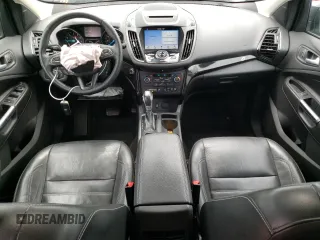 2018 Ford Escape Titanium with VIN 1FMCU9J93JUB80907, listed as a Copart auction lot 55932275 with 102,295 mi miles and Salvage title. Bid and sale history available at DreamBid. Image 8.