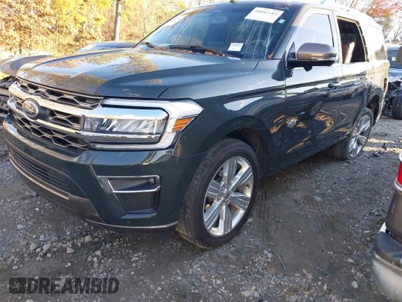 2023 Ford Expedition z VIN 1FMJU1N86PEA24308, wystawiony jako IAAI lot #41042544 z przebiegiem Nie podano mil oraz . Historia ofert i sprzedaży dostępna na DreamBid. Obrazek 2.