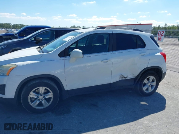2016 Chevrolet Trax LT with VIN 3GNCJLSB5GL141743, listed as a IAAI auction lot 41795102 with 159,024 mi miles. Bid and sale history available at carsss.com. Image 12.