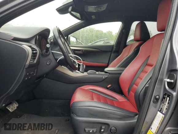 2021 Lexus NX 300 F Sport with VIN JTJSARDZ5M2251025, listed as a Copart auction lot 57950625 with 32,844 mi miles and Salvage title. Bid and sale history available at DreamBid. Image 7.