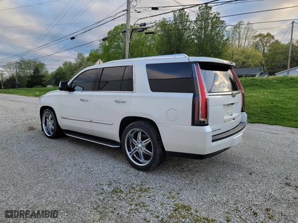 2019 Cadillac Escalade Premium Luxury with VIN 1GYS4CKJ6KR175673, listed as a Copart auction lot 52458295 with 82,761 mi miles and Clean Title. Bid and sale history available at carsss.com. Image 3.