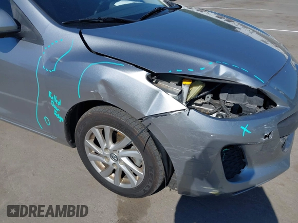 2013 Mazda 3 i Touring with VIN JM1BL1V78D1819155, listed as a IAAI auction lot 42130610 with 118,441 mi miles and . Bid and sale history available at DreamBid. Image 13.