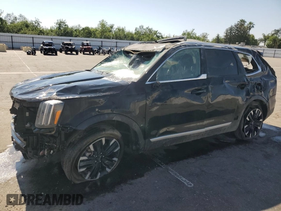 2023 Kia Telluride SX Prestige z VIN 5XYP5DGC9PG408492, wystawiony jako Copart lot #60019815 z przebiegiem 23 724 mil mil oraz Czysty tytuł • Clean title. Historia ofert i sprzedaży dostępna na DreamBid. Obrazek 1.