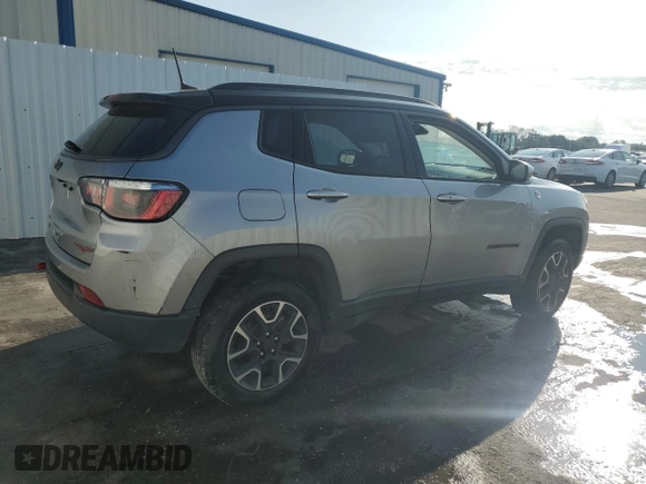 2019 Jeep Compass Trailhawk с VIN 3C4NJDDB6KT800037, выставлен на аукционе Copart как лот 58855295 с пробегом Не указан миль и Чистый • Clean title. История ставок и продаж доступна на DreamBid. Изображение 3.