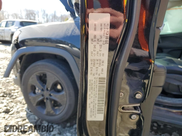 2019 Jeep Compass Altitude with VIN 3C4NJCBB0KT716471, listed as a Copart auction lot 48432285 with 76,247 mi miles and Salvage title. Bid and sale history available at DreamBid. Image 13.