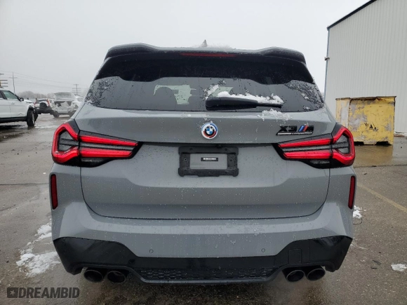 2022 BMW X3 M with VIN 5YM13EC00N9M62931, listed as a Copart auction lot 86249984 with NaN miles and Salvage Title. Bid and sale history available at carsss.com. Image 6.