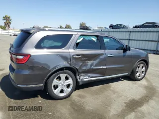 2015 Dodge Durango SXT with VIN 1C4RDHAG4FC127816, listed as a Copart auction lot 64864055 with 134,780 mi miles and Salvage title. Bid and sale history available at DreamBid. Image 3.