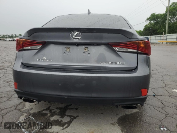 2017 Lexus IS 300 z VIN JTHCM1D28H5025874, wystawiony jako Copart lot #56093705 z przebiegiem 137 164 mil mil oraz Szkoda całkowita • Salvage title. Historia ofert i sprzedaży dostępna na DreamBid. Obrazek 6.