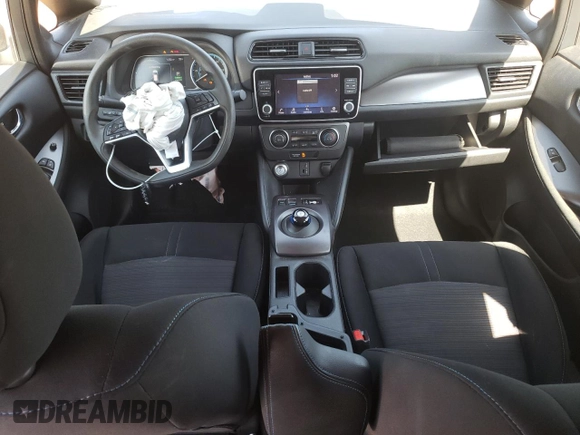 2022 Nissan LEAF S with VIN 1N4AZ1BV2NC558484, listed as a Copart auction lot 50522405 with 35,355 mi miles and Non Repairable. Bid and sale history available at DreamBid. Image 8.