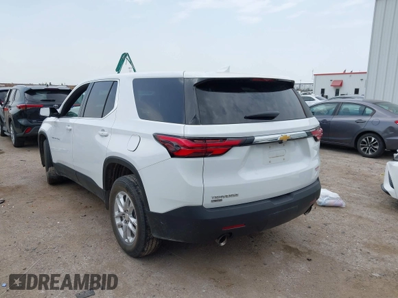2024 Chevrolet Traverse LS with VIN 1GNESTKW4RJ139968, listed as a IAAI auction lot 42264716 with 30,131 mi miles and . Bid and sale history available at DreamBid. Image 3.