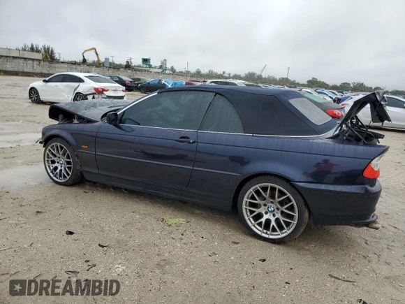 2001 BMW 3 Series 325Ci with VIN WBABS33441JY51892, listed as a Copart auction lot 89110735 with 142,771 mi miles and Salvage Title. Bid and sale history available at carsss.com. Image 2.
