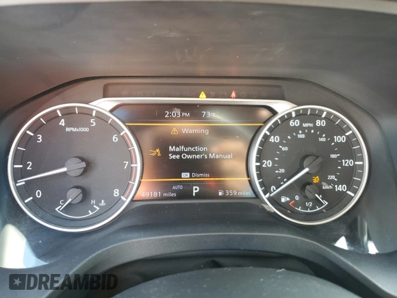 2022 Nissan Rogue SV with VIN 5N1BT3BB8NC708661, listed as a Copart auction lot 86329464 with 49,181 mi miles and Clean Title. Bid and sale history available at DreamBid. Image 9.