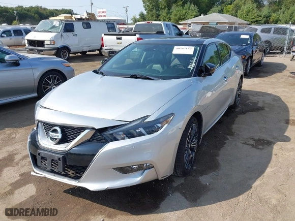 2017 Nissan Maxima SR with VIN 1N4AA6AP2HC401968, listed as a IAAI auction lot 40267157 with 94,254 mi miles. Bid and sale history available at carsss.com. Image 2.