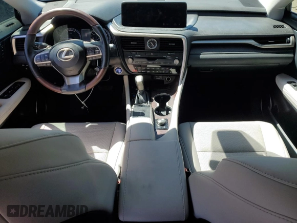 2020 Lexus RX 450h z VIN 2T2HGMDA1LC043938, wystawiony jako Copart lot #57683285 z przebiegiem 52 143 mil mil oraz Szkoda całkowita • Salvage title. Historia ofert i sprzedaży dostępna na DreamBid. Obrazek 8.