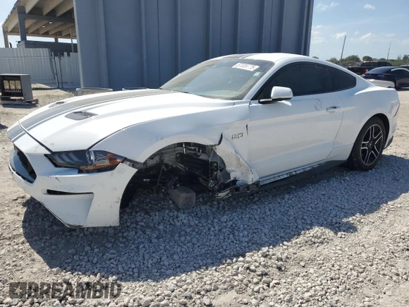2023 Ford Mustang GT with VIN 1FA6P8CF5P5302262, listed as a Copart auction lot 57339775 with 41,952 mi miles and Salvage title. Bid and sale history available at DreamBid. Image 1.