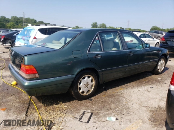 1995 Mercedes-Benz S with VIN WDBGA43E5SA246161, listed as a Copart auction lot 60233354 with 129,774 mi miles and Non Repairable. Bid and sale history available at DreamBid. Image 3.