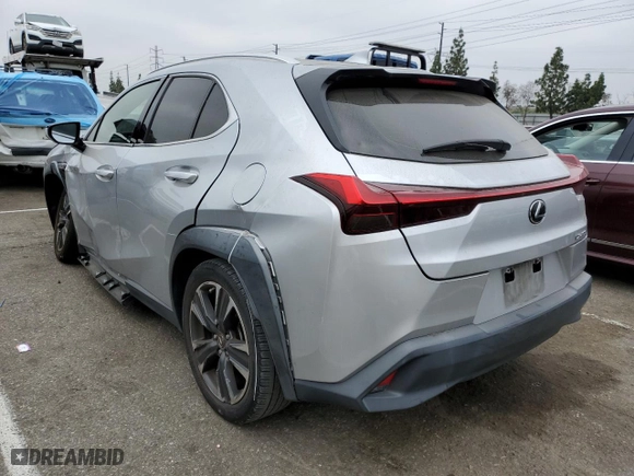 2019 Lexus UX with VIN JTHY3JBH3K2015326, listed as a Copart auction lot 49907933 with 44,545 mi miles. Bid and sale history available at carsss.com. Image 2.