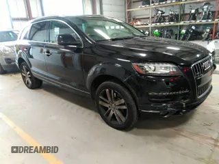 2014 Audi Q7 Premium Plus with VIN WA1LMAFE3ED013667, listed as a IAAI auction lot 40940362 with 111,599 mi miles and . Bid and sale history available at DreamBid. Image 1.