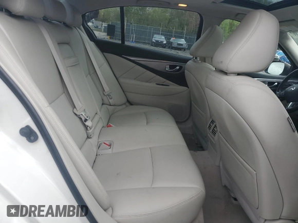2016 Infiniti Q50 Premium with VIN JN1CV7AR7GM251575, listed as a Copart auction lot 55110115 with 238,751 mi miles and Salvage Title. Bid and sale history available at DreamBid. Image 10.