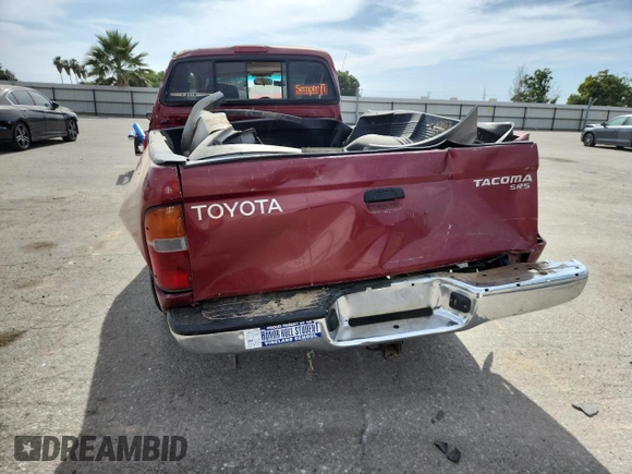 1999 Toyota Tacoma with VIN 4TAVL52N7XZ549666, listed as a Copart auction lot 58861885 with 326,363 mi miles and Salvage title. Bid and sale history available at DreamBid. Image 6.