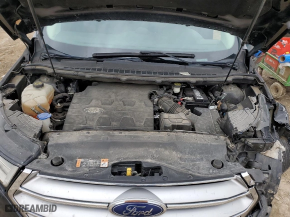 2015 Ford Edge SEL with VIN 2FMTK4J89FBB97532, listed as a Copart auction lot 49768405 with 166,143 mi miles and Clean Title. Bid and sale history available at carsss.com. Image 12.