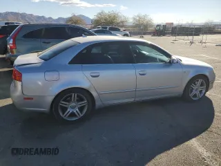 2007 Audi A4 2.0T with VIN WAUAF78EX7A038493, listed as a Copart auction lot 87763525 with 165,071 mi miles and Salvage Title. Bid and sale history available at carsss.com. Image 3.