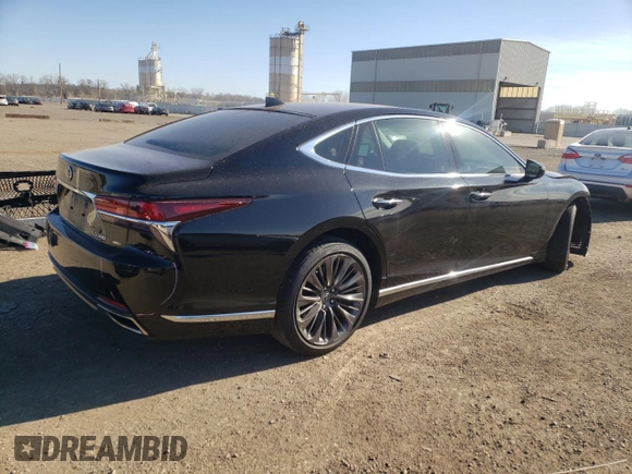 2018 Lexus LS 500 z VIN JTHC51FF9J5003997, wystawiony jako Copart lot #47572823 z przebiegiem 73 635 mil mil oraz . Historia ofert i sprzedaży dostępna na DreamBid. Obrazek 3.