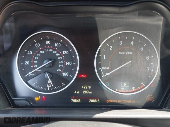 2015 BMW 2 Series 228i with VIN WBA1F9C59FVW98387, listed as a IAAI auction lot 42518807 with 79,848 mi miles and . Bid and sale history available at DreamBid. Image 7.