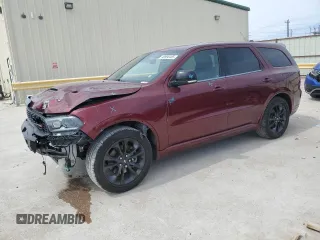 2022 Dodge Durango Orange Sport z VIN 1C4SDHCT1NC102379, wystawiony jako Copart lot #48990455 z przebiegiem 53 893 mil mil oraz Szkoda całkowita • Salvage title. Historia ofert i sprzedaży dostępna na DreamBid. Obrazek 1.