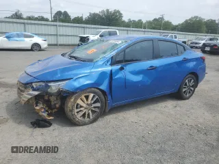2024 Nissan Versa S with VIN 3N1CN8DV2RL911971, listed as a Copart auction lot 56726055 with 4,009 mi miles and Salvage title. Bid and sale history available at DreamBid. Image 1.