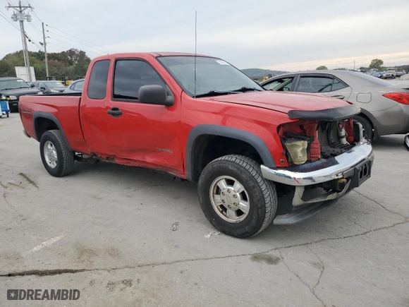 2005 Chevrolet Colorado Z85 with VIN 1GCDT198258101685, listed as a Copart auction lot 73036314 with 214,622 mi miles and Salvage Title. Bid and sale history available at carsss.com. Image 4.