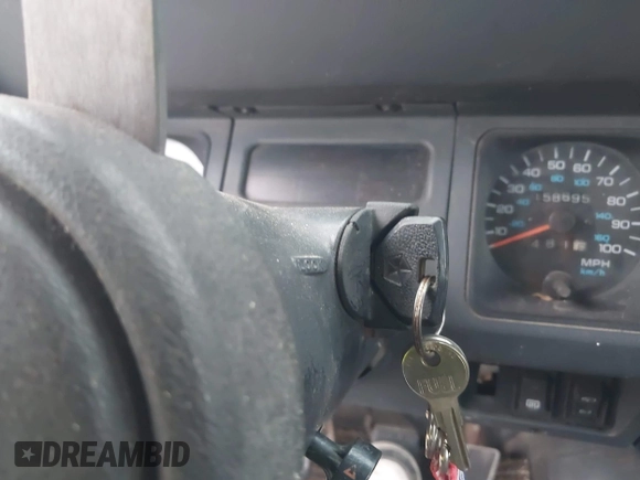 1995 Jeep Wrangler S with VIN 1J4FY19P4SP242027, listed as a IAAI auction lot 42149833 with 158,695 mi miles. Bid and sale history available at carsss.com. Image 11.