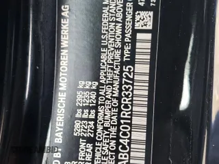 2024 BMW 8 Series M850i xDrive z VIN WBABC4C01RCR33725, wystawiony jako Copart lot #78457344 z przebiegiem 5 469 mil mil oraz Szkoda całkowita • Salvage title. Historia ofert i sprzedaży dostępna na DreamBid. Obrazek 12.