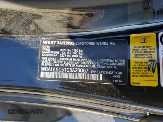 2016 BMW Z4 sDrive28i with VIN WBALL5C51G5A20067, listed as a Copart auction lot 43067105 with 37,409 mi miles and Salvage Title. Bid and sale history available at carsss.com. Image 14.