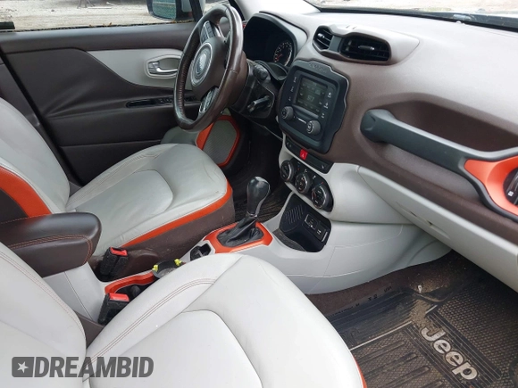 2015 Jeep Renegade Limited with VIN ZACCJADT3FPC34091, listed as a IAAI auction lot 42182599 with 100,610 mi miles and . Bid and sale history available at DreamBid. Image 5.