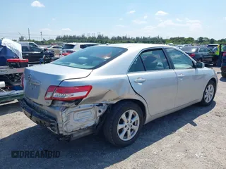 2011 Toyota Camry LE with VIN 4T1BF3EK7BU692395, listed as a IAAI auction lot 42071356 with 130,646 mi miles. Bid and sale history available at carsss.com. Image 4.