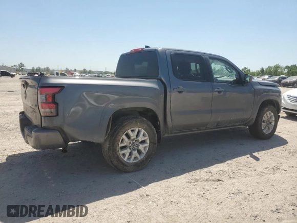 2023 Nissan Frontier SV with VIN 1N6ED1EJ9PN662851, listed as a Copart auction lot 52243205 with 48,708 mi miles and Salvage title. Bid and sale history available at DreamBid. Image 3.