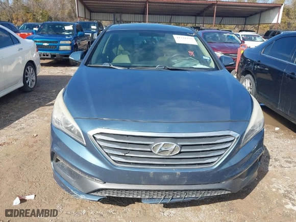 2016 Hyundai Sonata 2.4L Sport with VIN 5NPE34AF0GH338552, listed as a IAAI auction lot 41221255 with 148,849 mi miles. Bid and sale history available at carsss.com. Image 6.