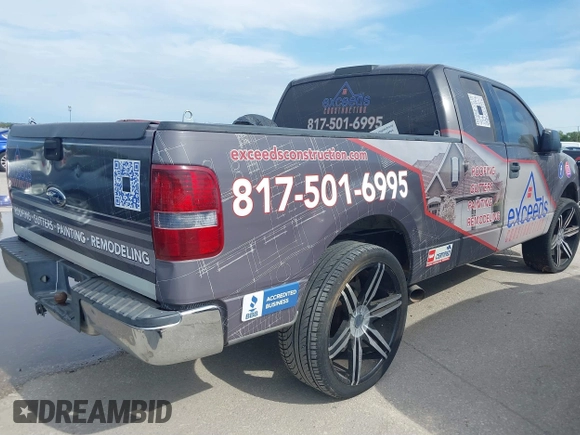 2004 Ford F-150 STX with VIN 1FTRX12W34NA24313, listed as a IAAI auction lot 41899722 with 250,381 mi miles. Bid and sale history available at carsss.com. Image 4.