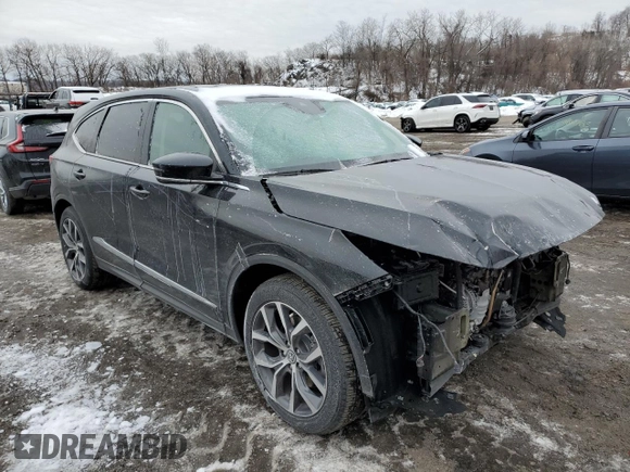 2024 Acura MDX Technology z VIN 5J8YE1H4XRL002921, wystawiony jako Copart lot #45182365 z przebiegiem 11 125 mil mil oraz Szkoda całkowita • Salvage title. Historia ofert i sprzedaży dostępna na DreamBid. Obrazek 4.